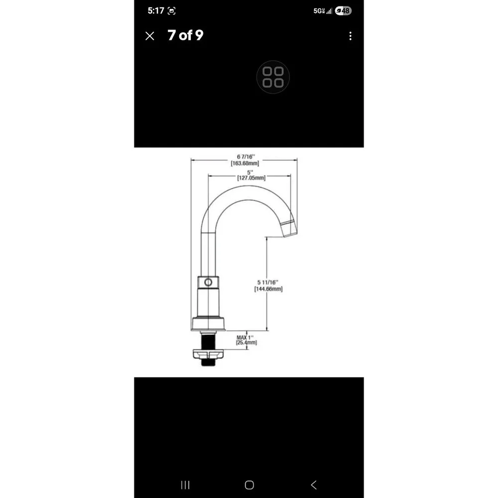 Glacier Bay Dorind Faucet HD67110W-6001, 4